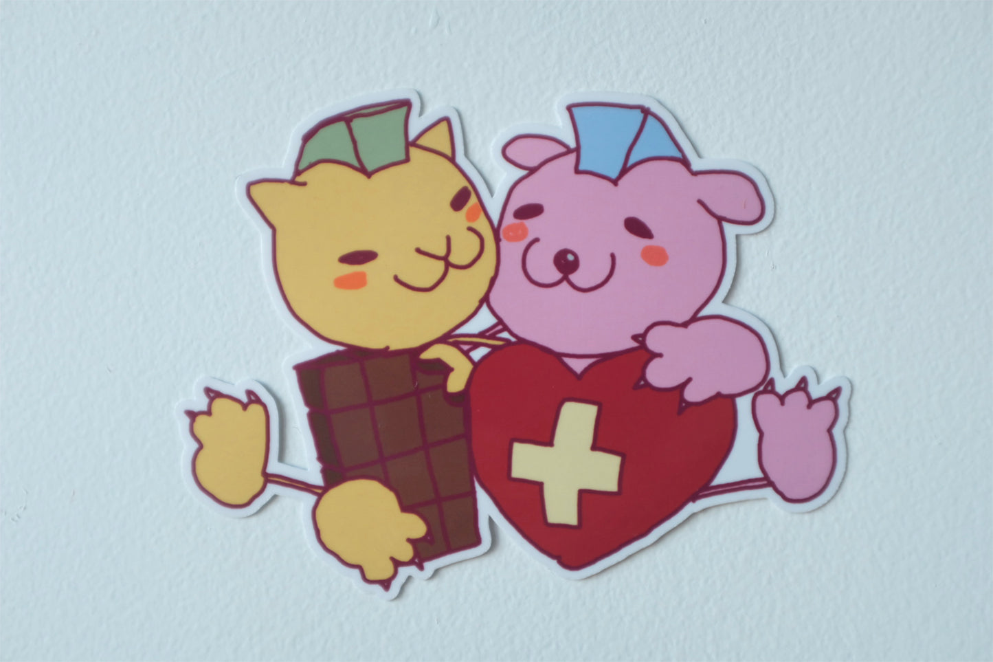mohawki lovE U STICKER