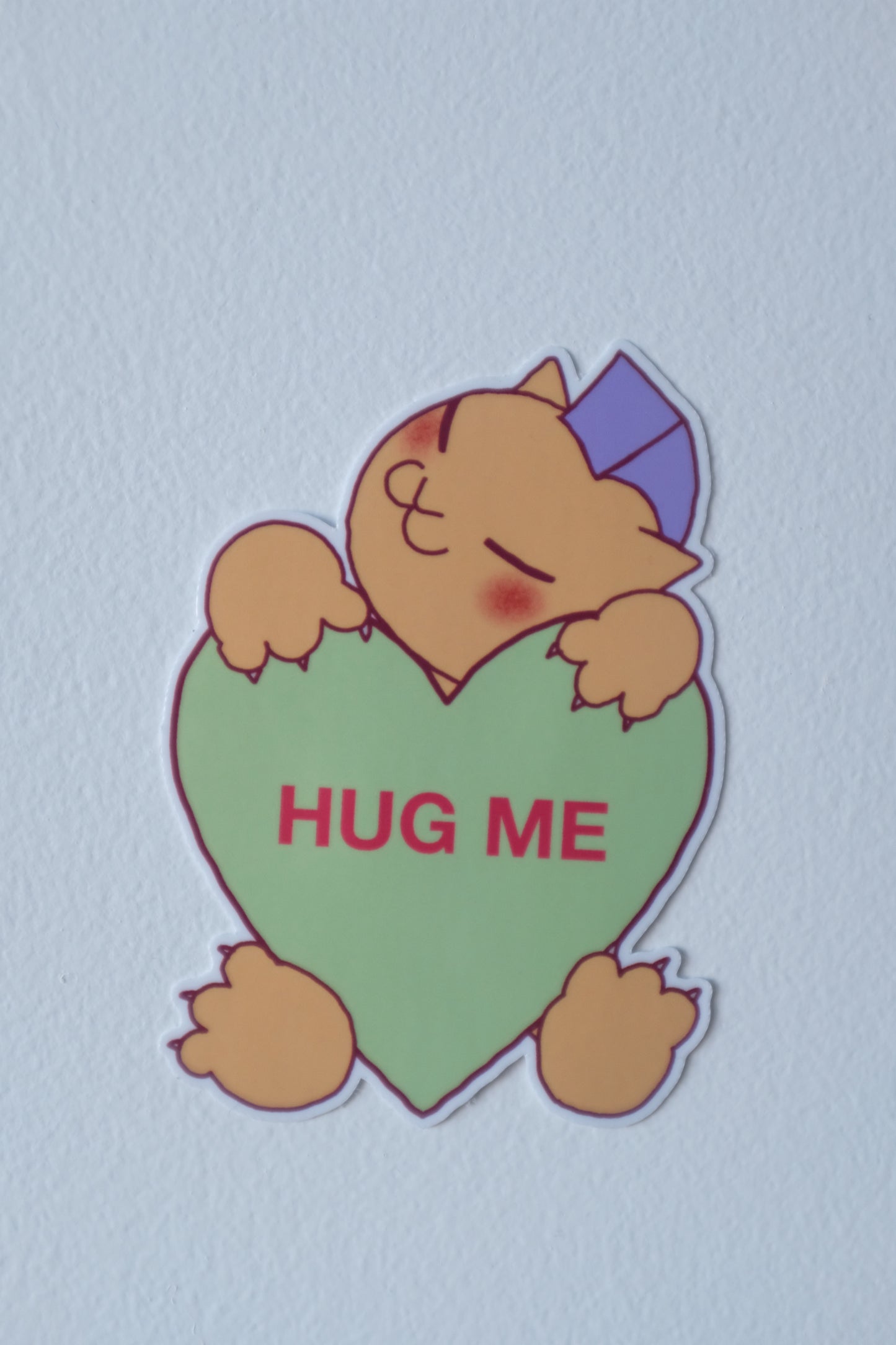 mohawki huG ME STICKER