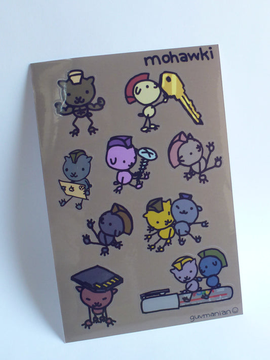 mohawki sticKER SHEET