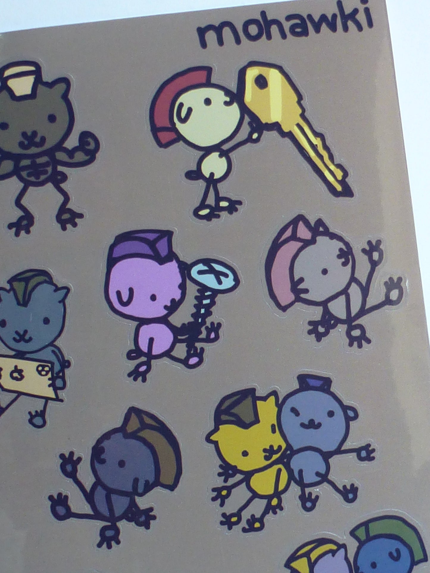 mohawki sticKER SHEET