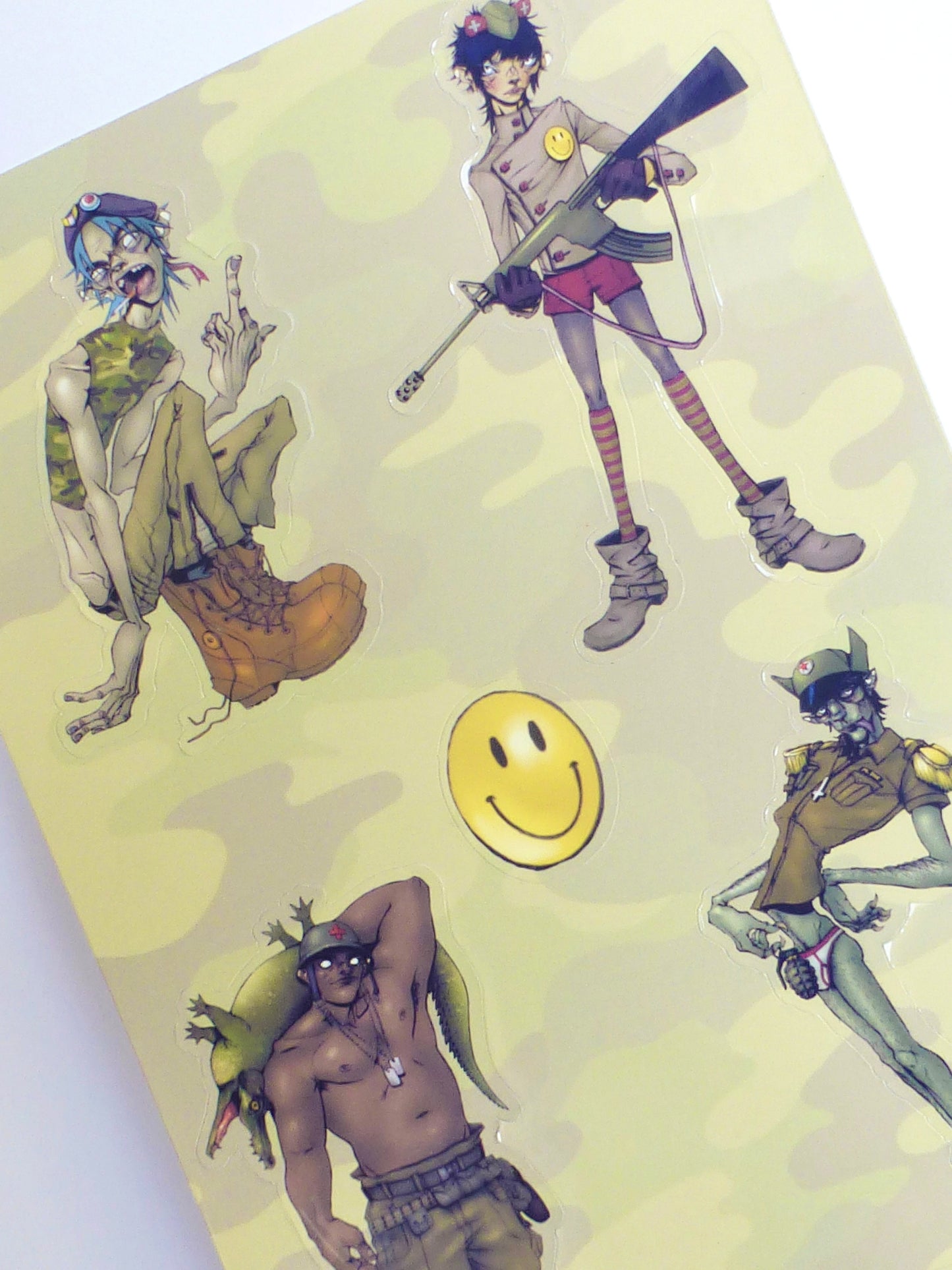 goriLLAZ STICKER SHEET