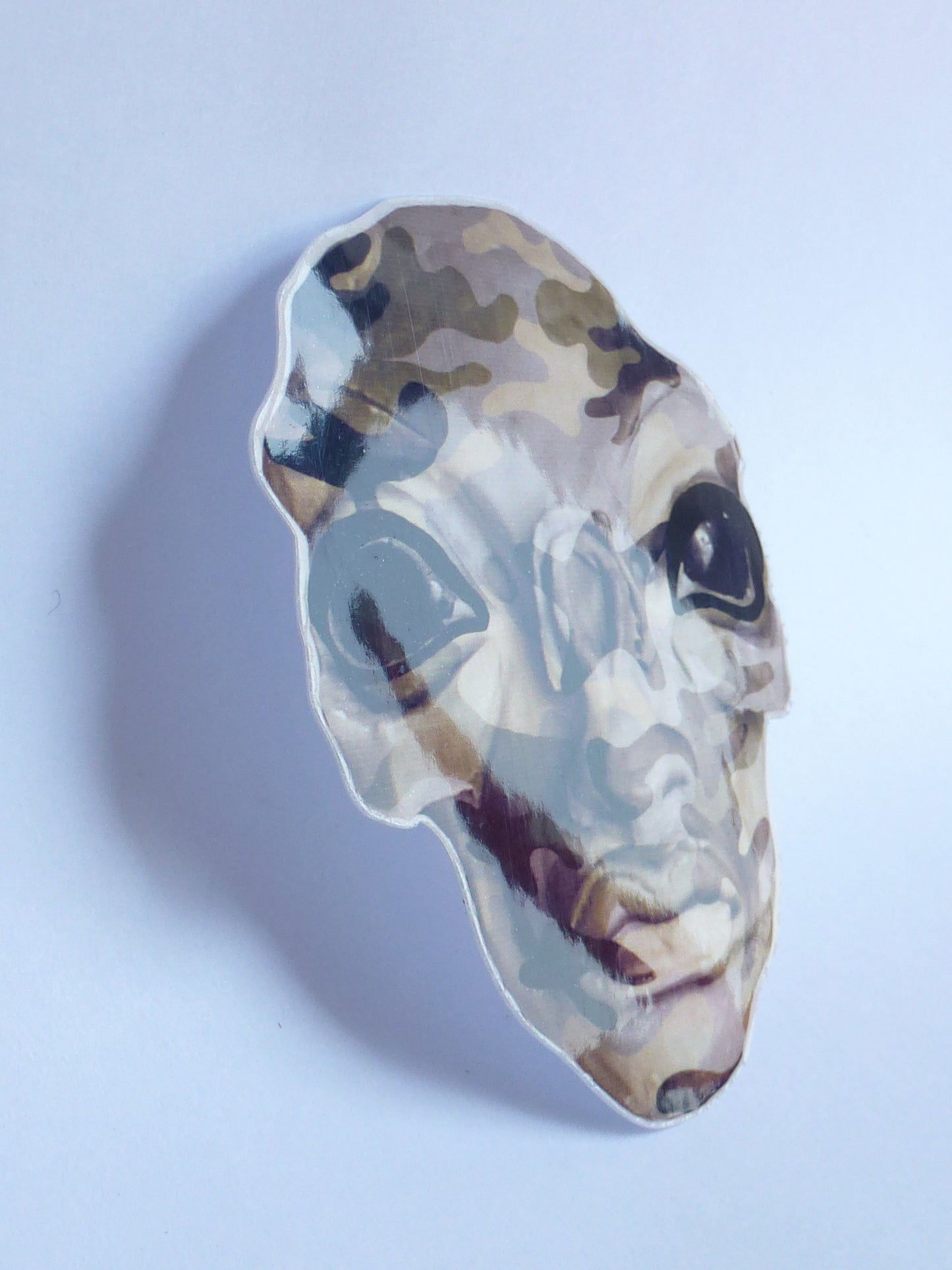 camo faCE STICKER