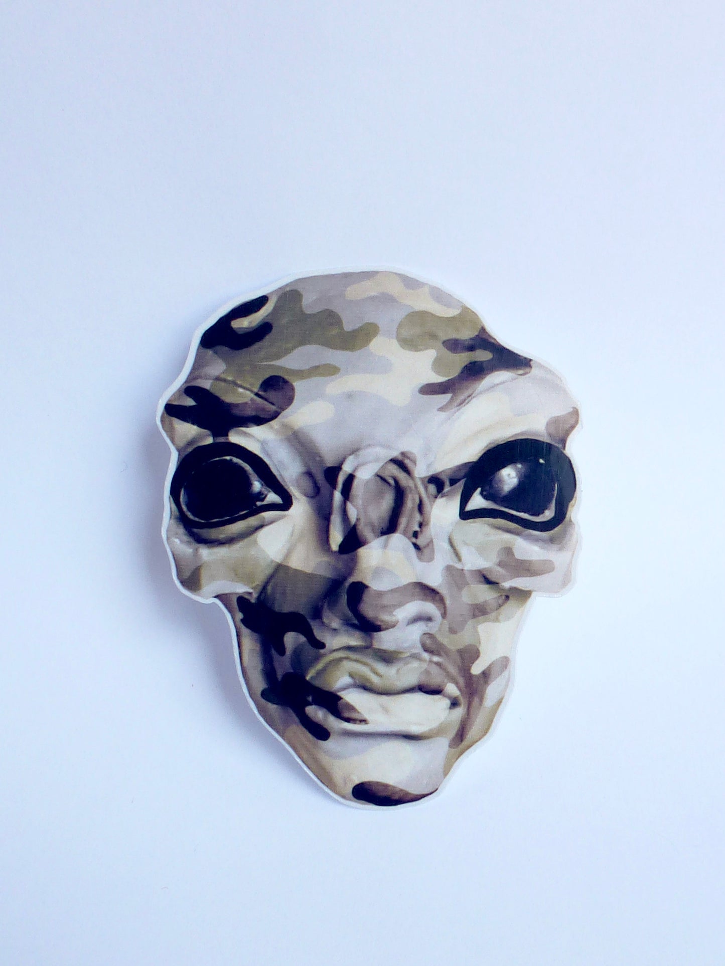 camo faCE STICKER
