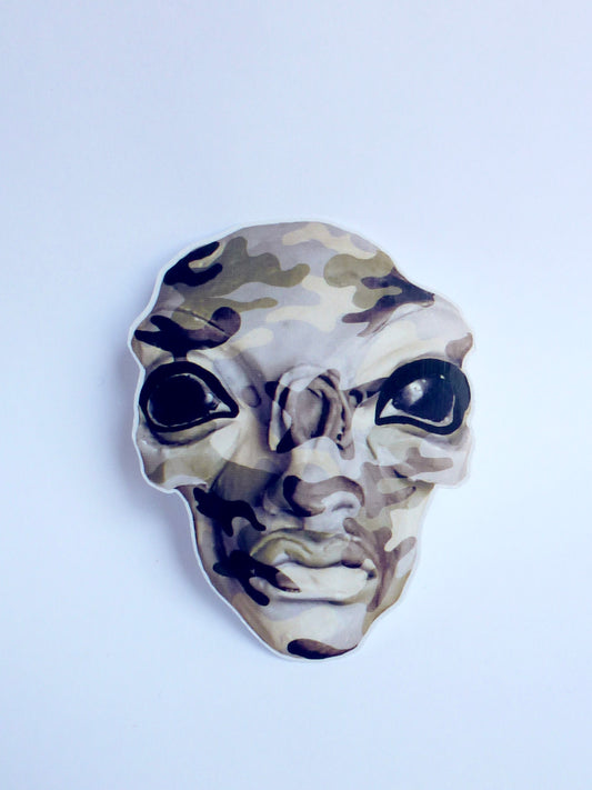 camo faCE STICKER