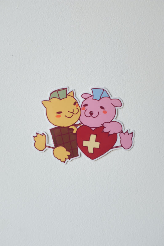 mohawki lovE U STICKER