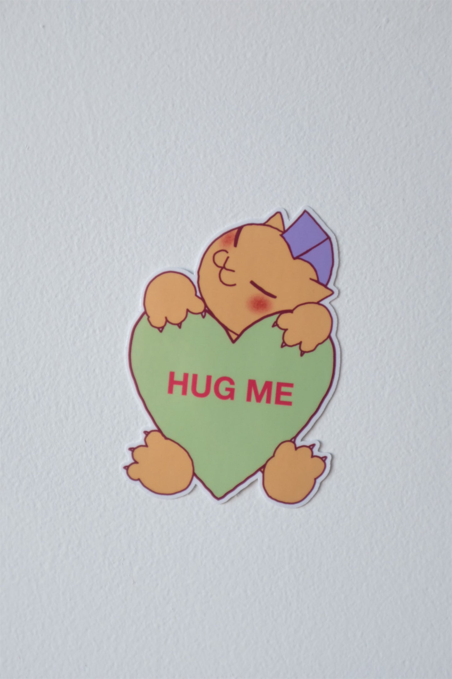 mohawki huG ME STICKER