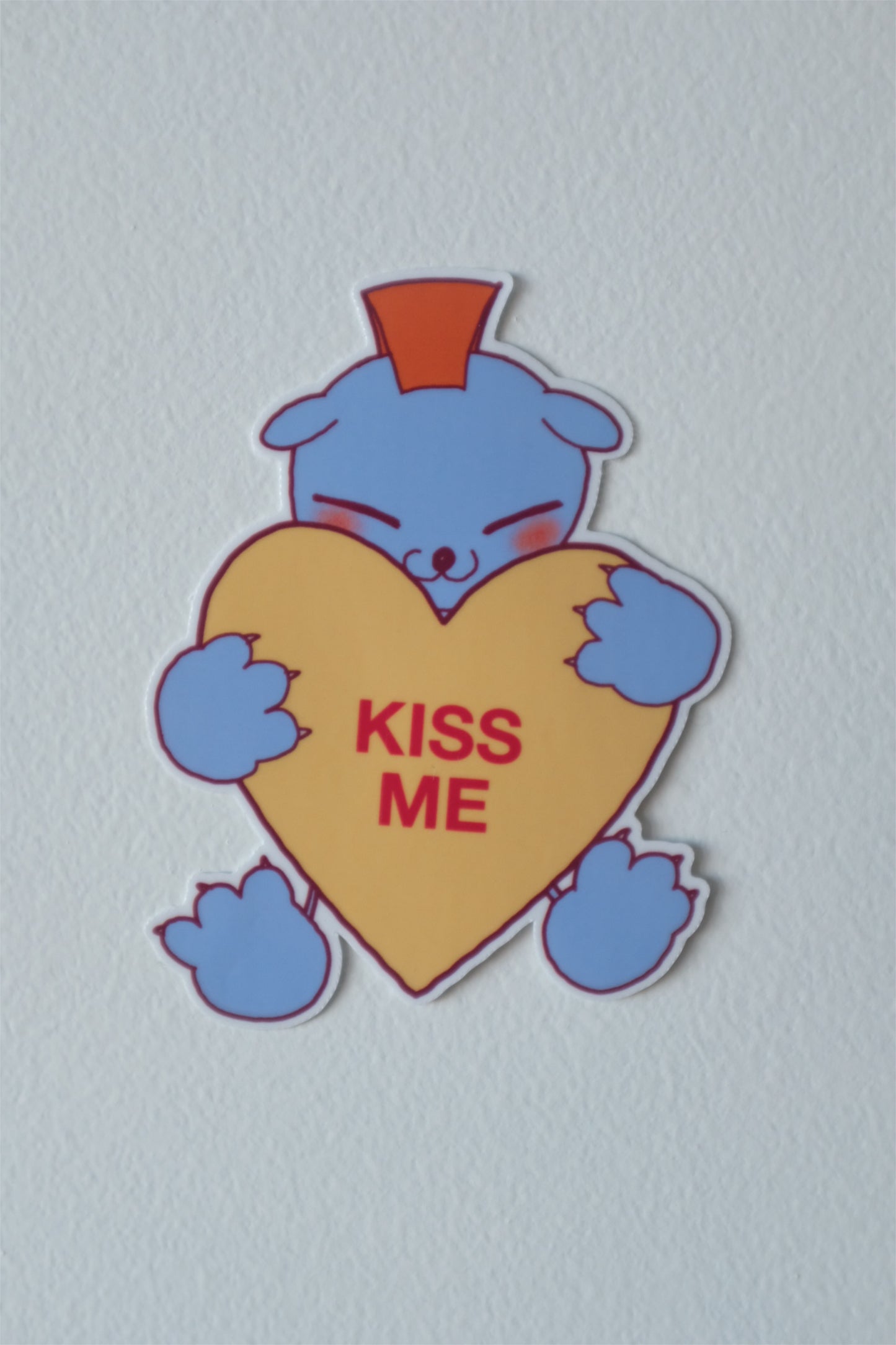 mohawki kiSS ME STICKER